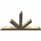 Ekena Millwork Saratoga Rough Sawn Timber Gable Bracket, Douglas Fir, 60"W x 35"H x 4"D x 4"F, 14/12 Pitch GBW060X35X0404SAR00RDF - alternate 4